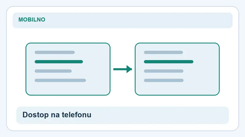 Dostop na telefonu: primerjava za Aplikacija Winnerz