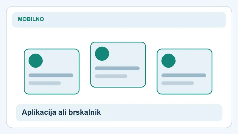 Aplikacija ali brskalnik: kartice za Winnerz na iPhonu
