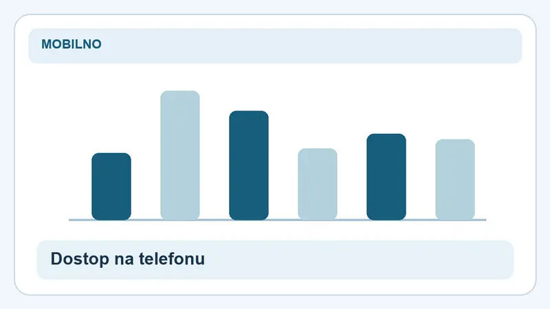 Dostop na telefonu: stolpci za Winnerz na iPhonu